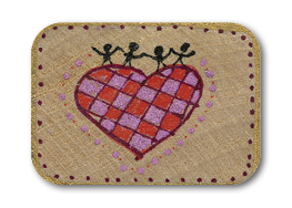 Heart tile
